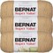 Bernat Super Value Dk Heather Yarn - 3 Pack of 198g/7oz - Acrylic - 4 Medium (Worsted) - 426 Yards - Knitting/Crochet
